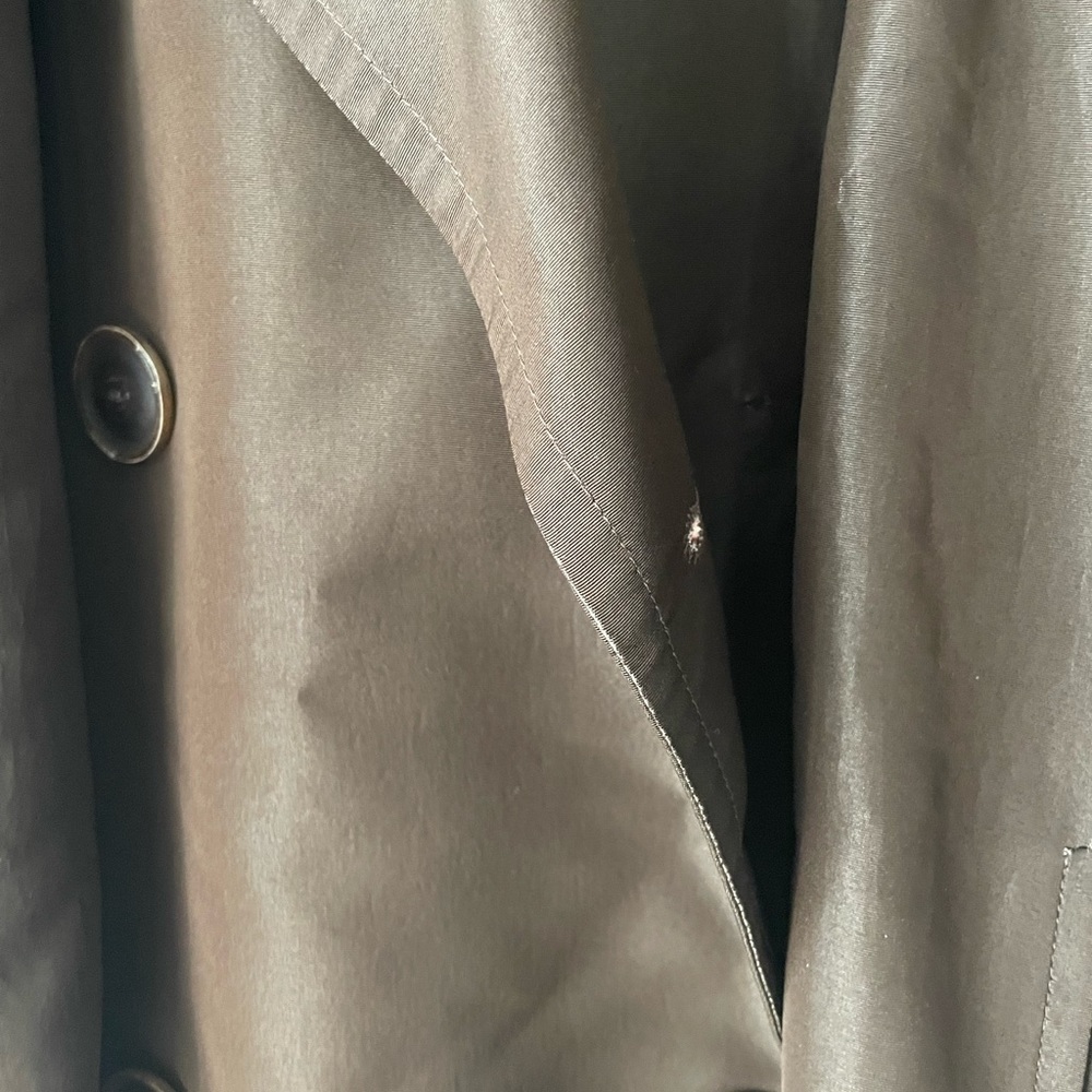 Vintage Saint Laurent Rive Gauche Silk trench coat - Picture 7 of 11